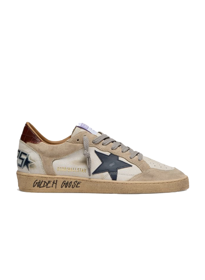 Ballstar - White / Beige / Blue / Brown