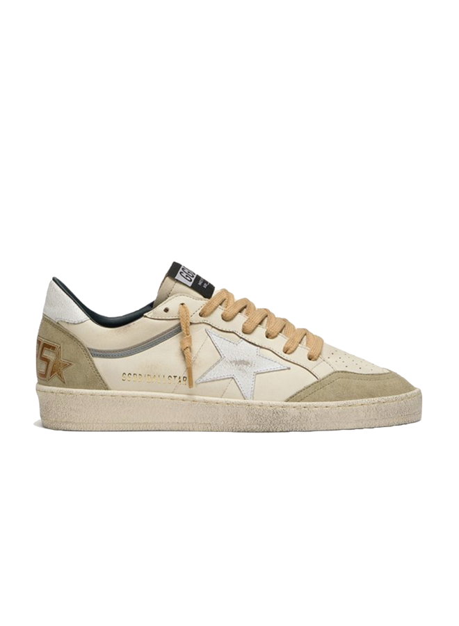 Ballstar Nappa - White / Nut Green