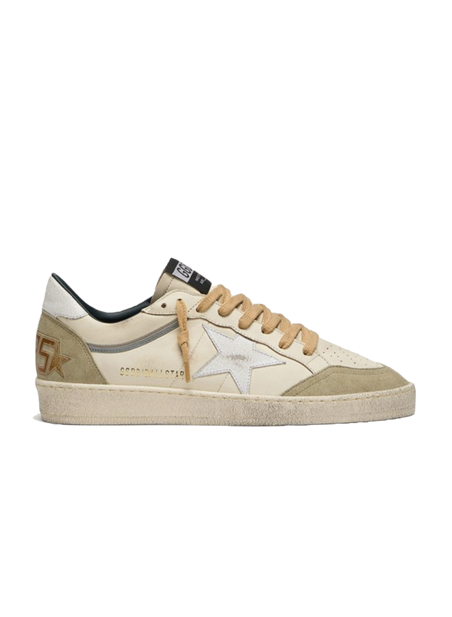 Ballstar Nappa - White / Nut Green