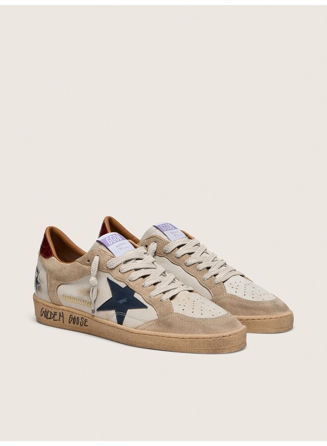 Ballstar - White / Beige / Blue / Brown