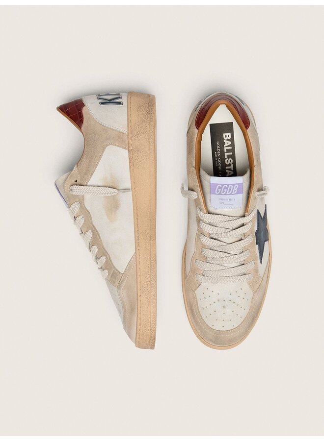 Ballstar - White / Beige / Blue / Brown