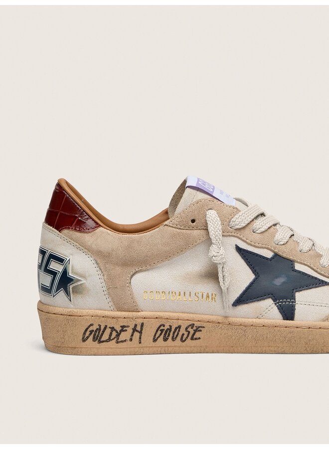 Ballstar - White / Beige / Blue / Brown