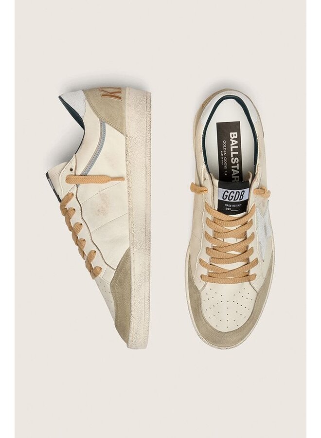 Ballstar Nappa - White / Nut Green