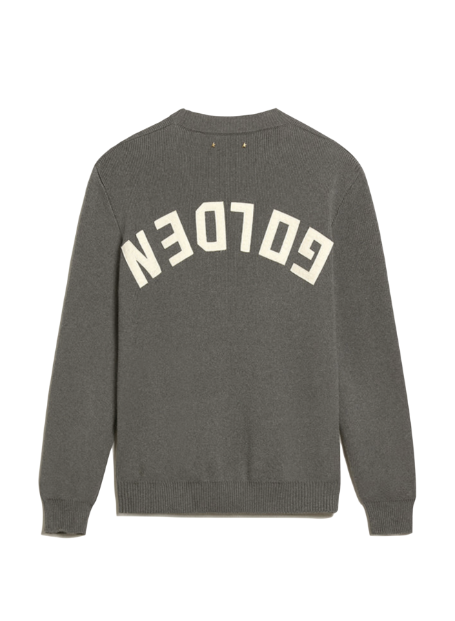 Golden M'S Knit Regular - Dark Grey Melange