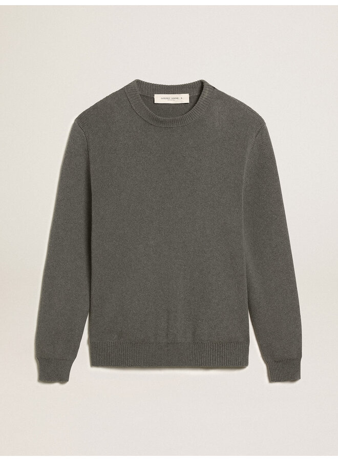 Golden M'S Knit Regular - Dark Grey Melange