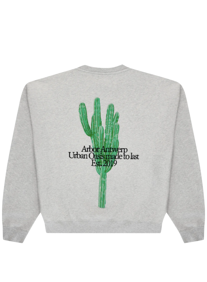 Big Cactus Crewneck - Grey