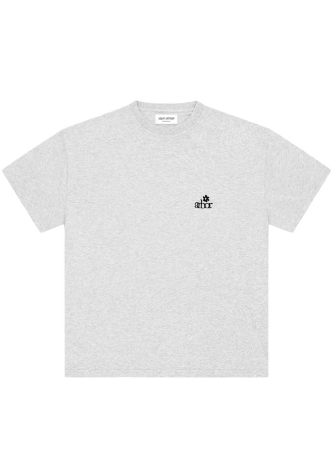 Mini Flower T-Shirt - Grey Melange