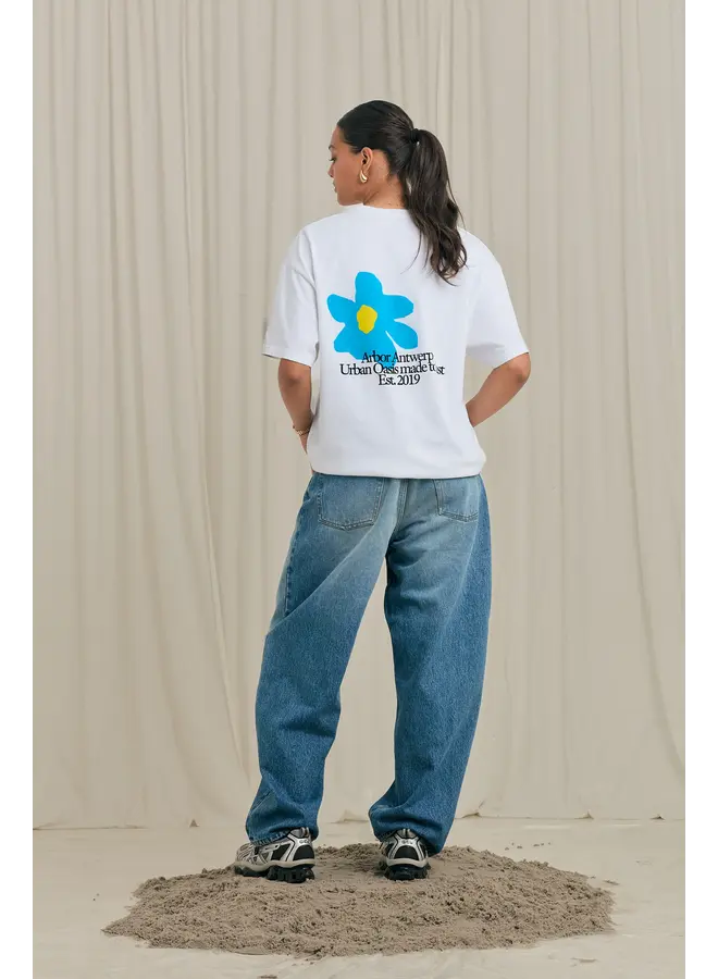 Flower Oasis T-Shirt - Blue
