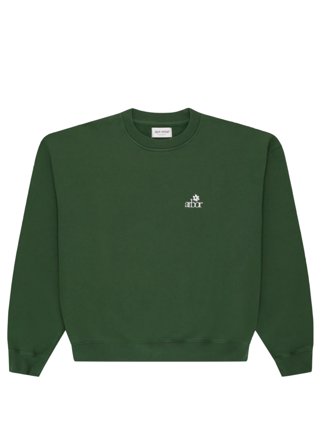 Mini Flower Crewneck - Green