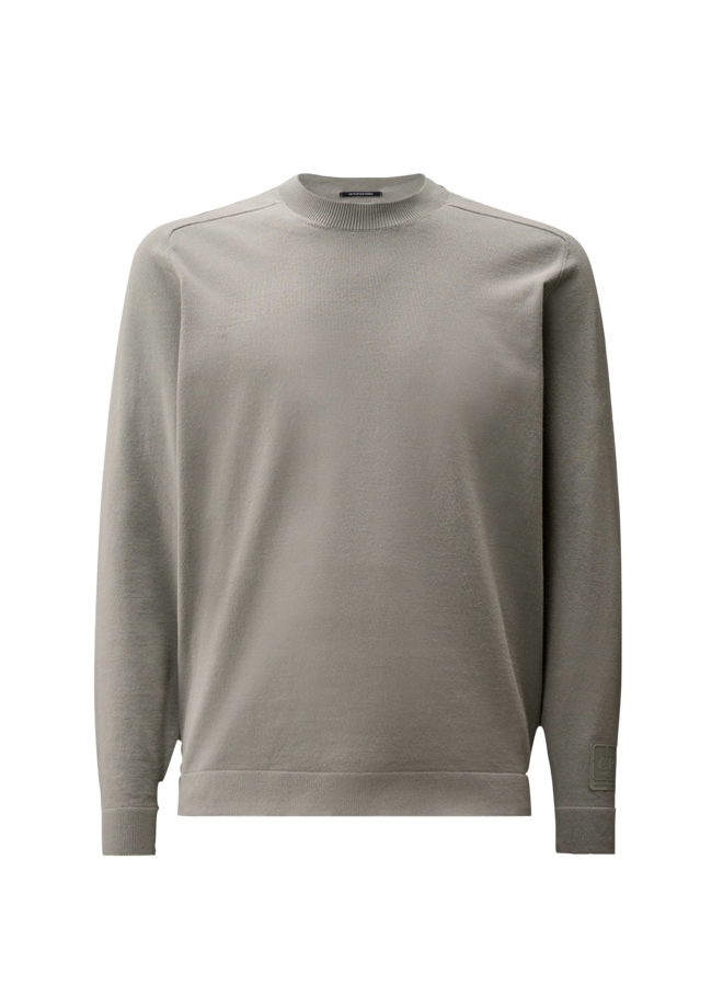 Crew Neck Knit - Flint Grey