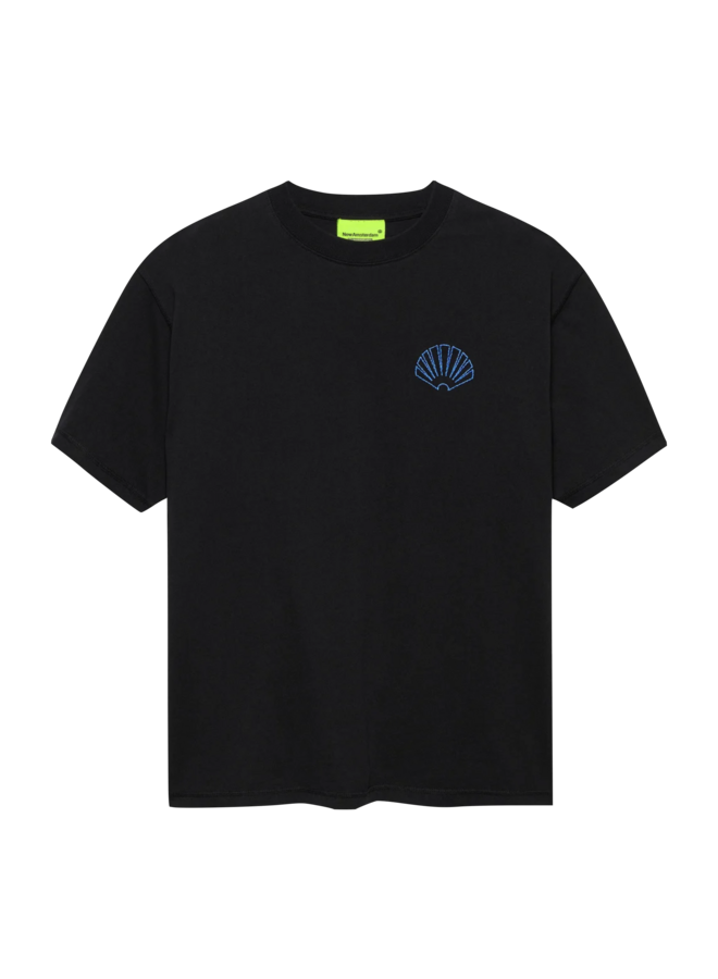 Logo Tee + - Black/Acid Blue
