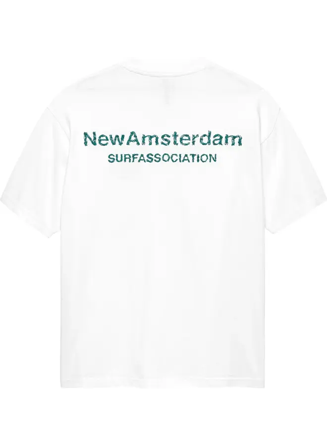 Logo Tee + - White/Sea Green