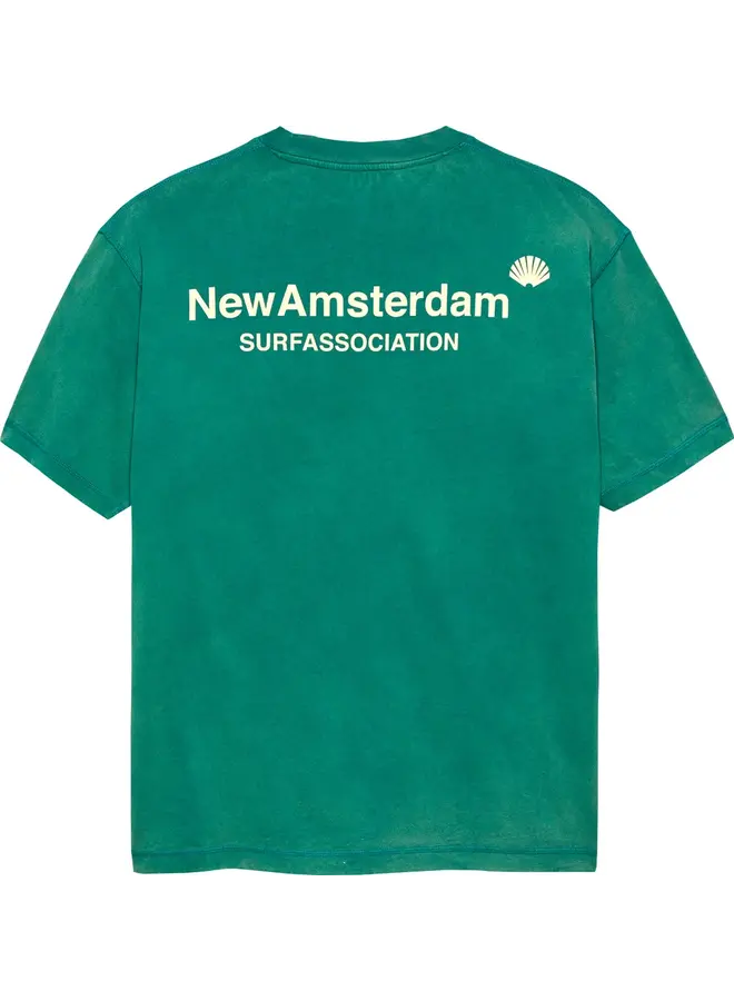 Logo Tee - Sea Green/Butter Yellow