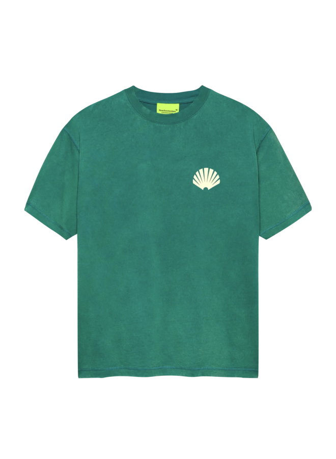 Logo Tee - Sea Green/Butter Yellow
