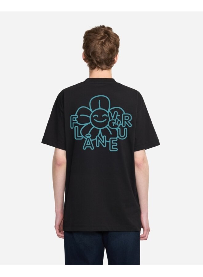 Happy Flower T-Shirt - Black