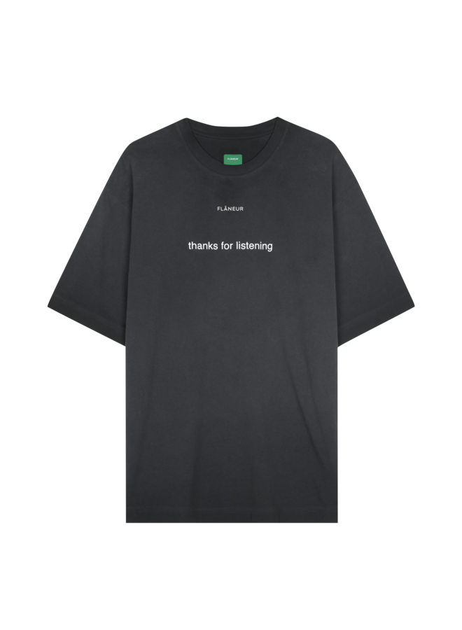 Listening T-Shirt - Washed Black