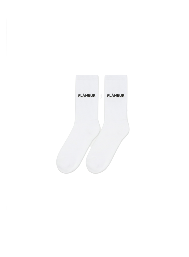 Logo Socks - White