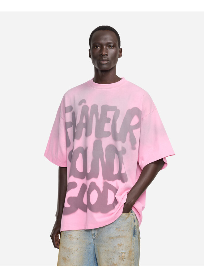 Sounds Good Spray T-Shirt - Sprayed Pink