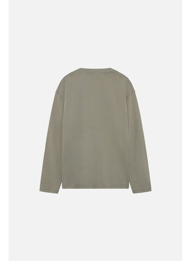 Staff Boxy LS - Washed Vetiver