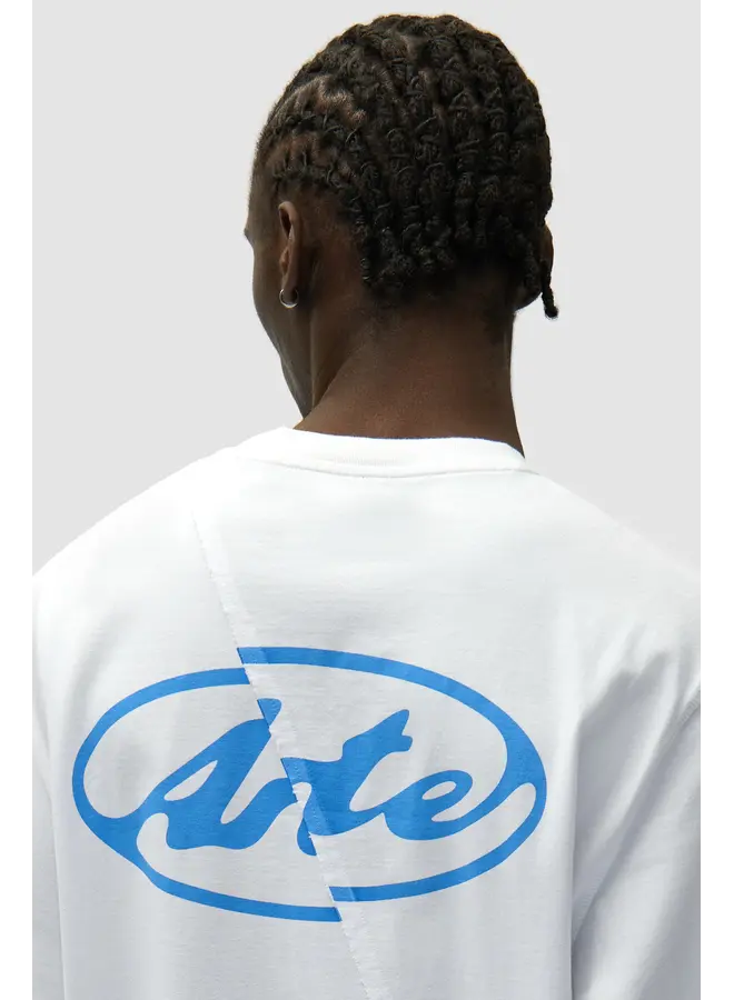 Back Circle Logo Longsleeve - White