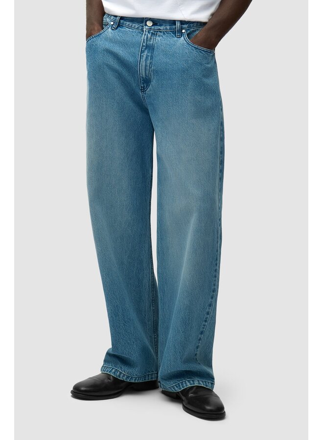 Circle Logo Pocket Pants - Denim Bleach