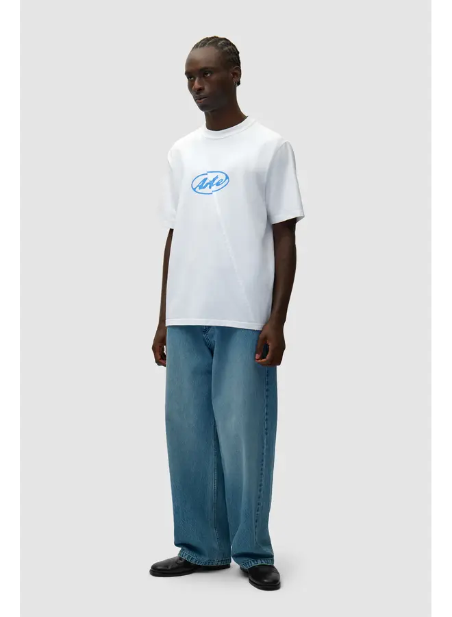 Circle Logo Pocket Pants - Denim Bleach