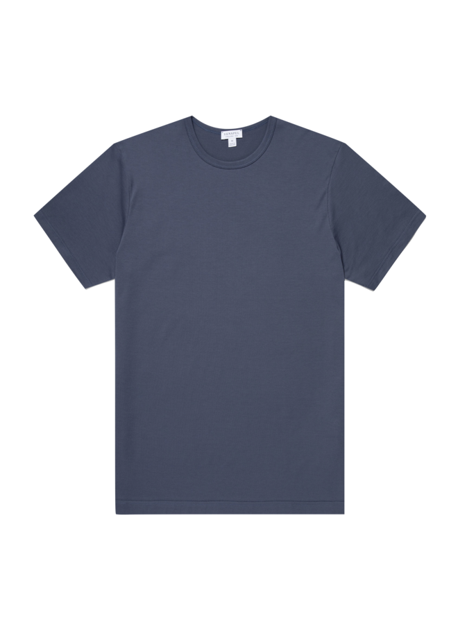 Crewneck T-shirt - Slate Blue