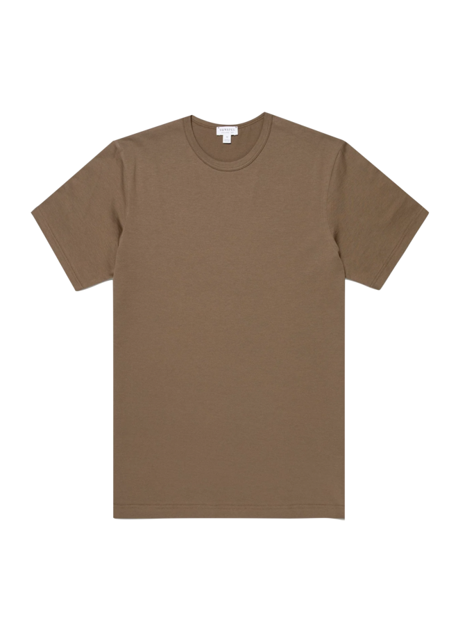 Crewneck T-shirt - Dark Cedar