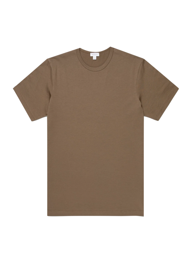 Crewneck T-shirt - Dark Cedar
