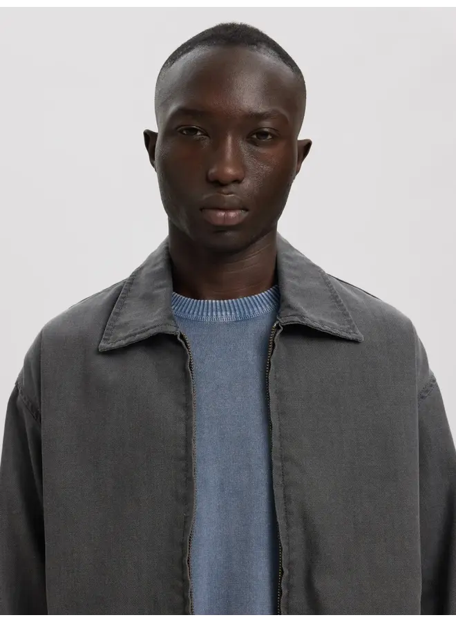 Anrtyrell Selvedge Denim Lg Jacket - Light Grey Denim