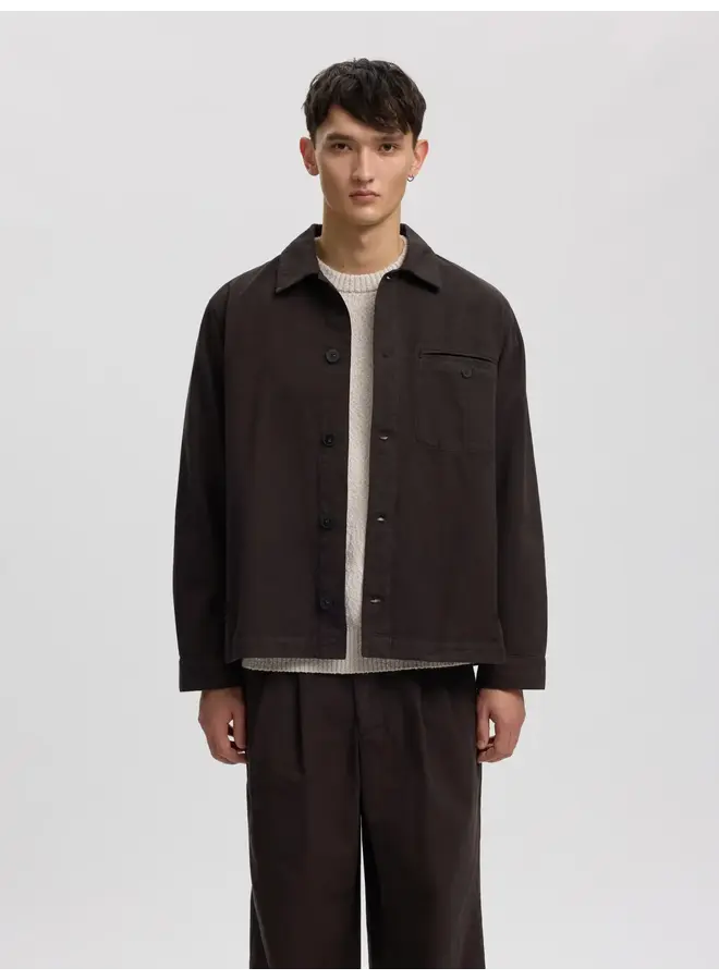 Anrvern Structure Overshirt - Licorice