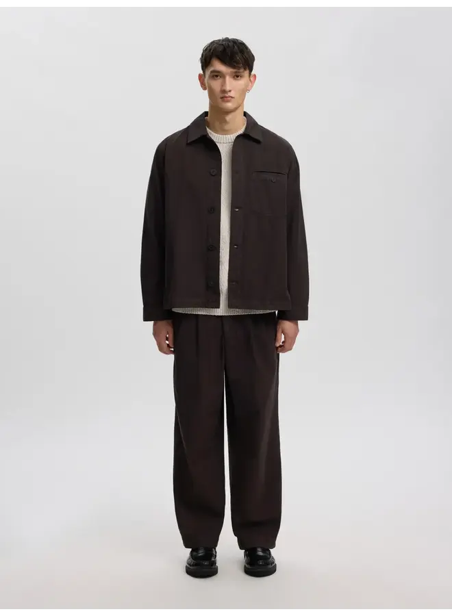 Anrvern Structure Overshirt - Licorice