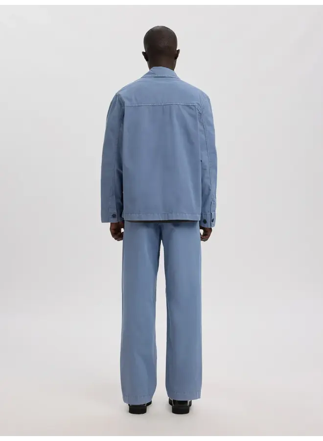 Anrharki Lw Gmt Dyed Overshirt - Dusty Blue