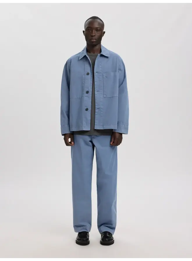 Anrharki Lw Gmt Dyed Overshirt - Dusty Blue