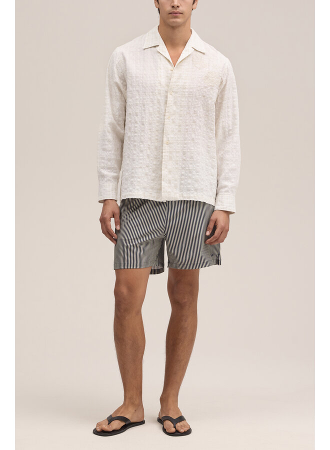 Holiday Shorts 10039 - Navy Stripe