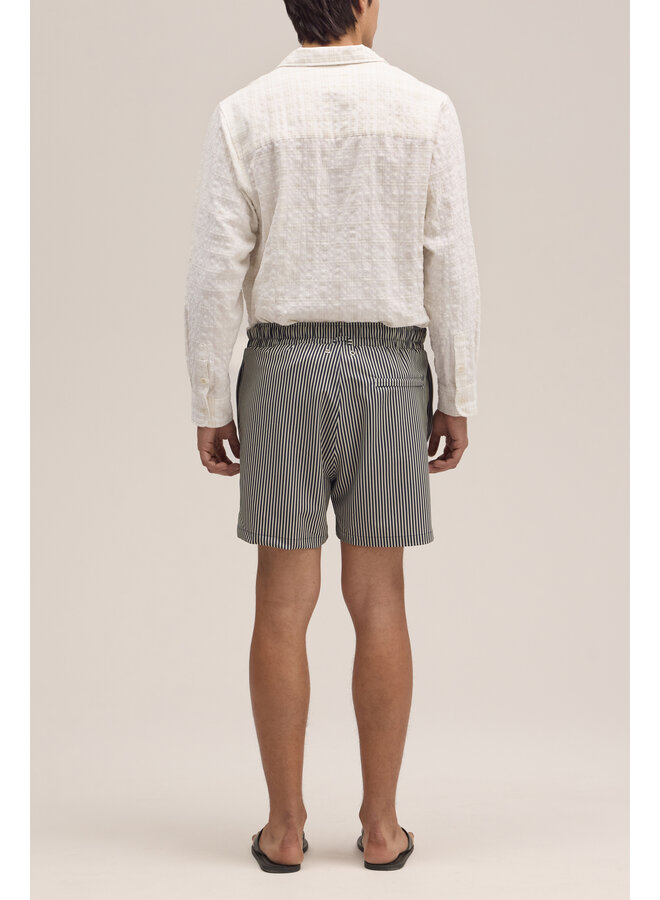 Holiday Shorts 10039 - Navy Stripe