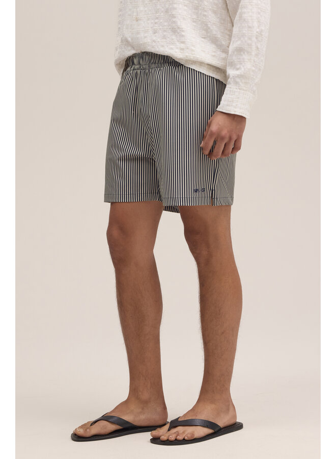 Holiday Shorts 10039 - Navy Stripe