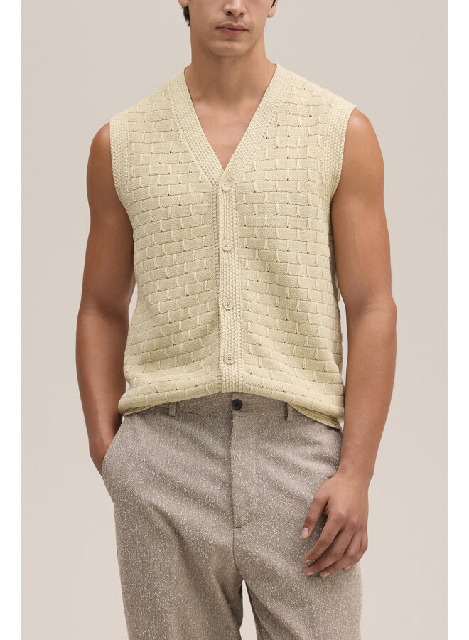 Reece Vest 6600 - Ecru
