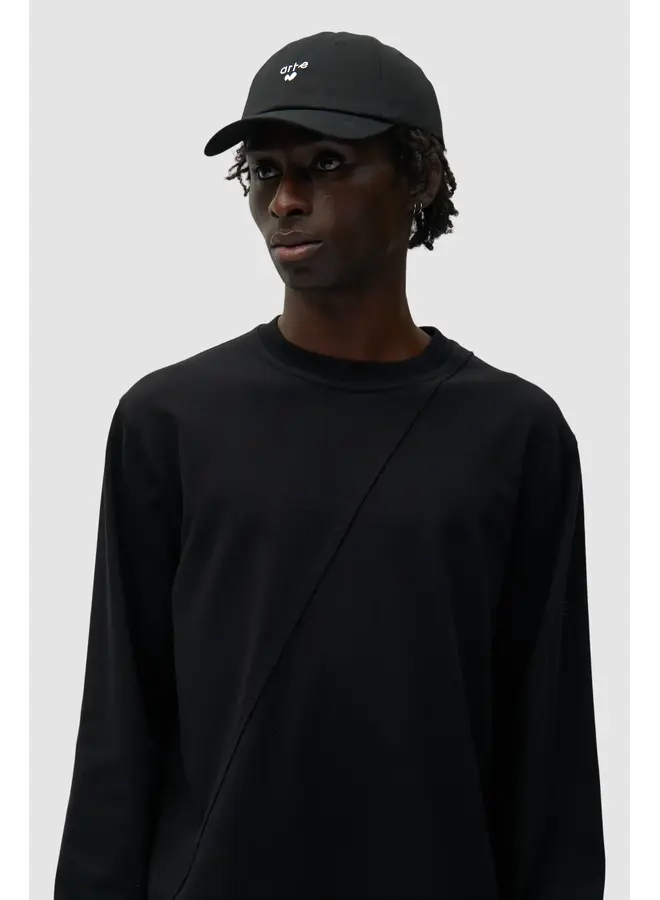 Heart Logo Cap - Black