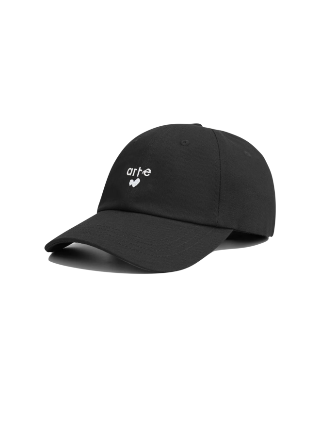 Heart Logo Cap - Black