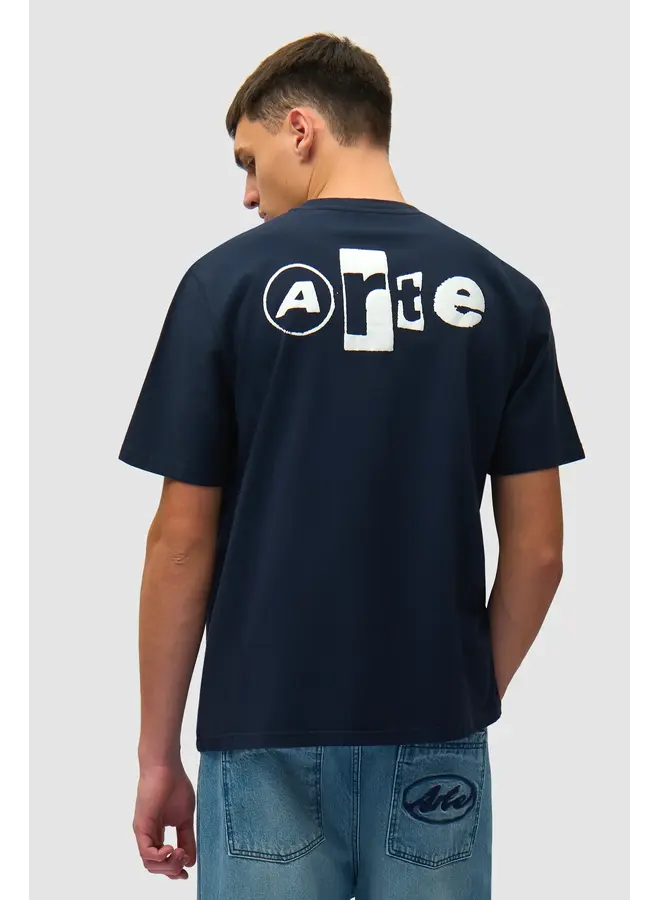 Back Collage T-shirt - Navy