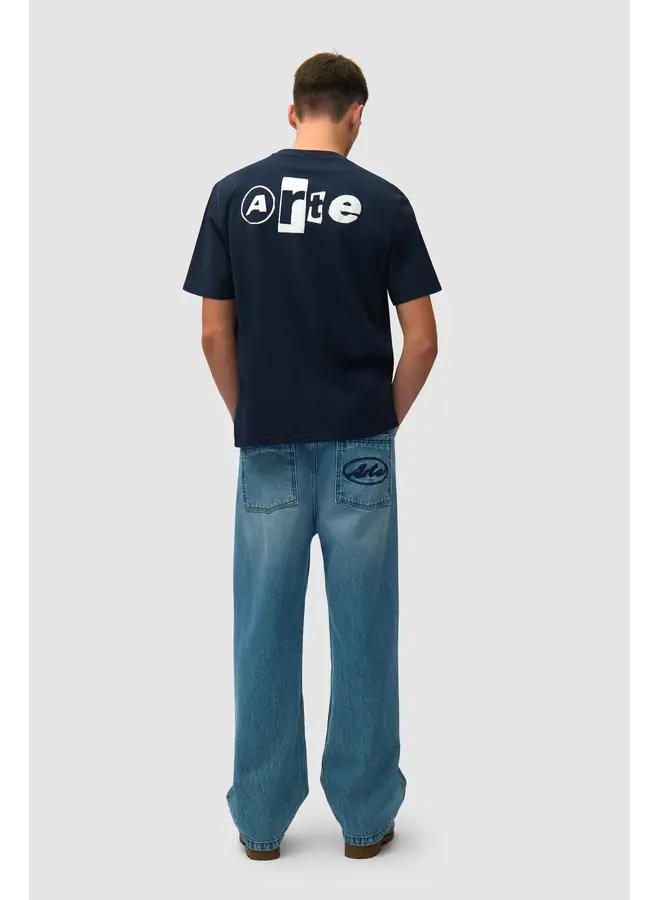 Back Collage T-shirt - Navy