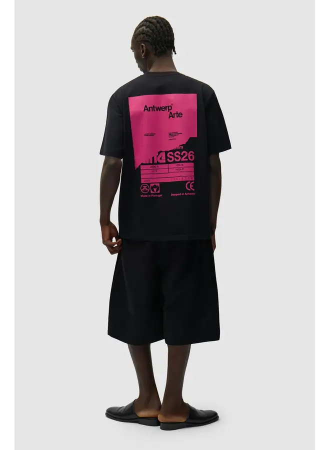 Back Poster T-shirt - Black