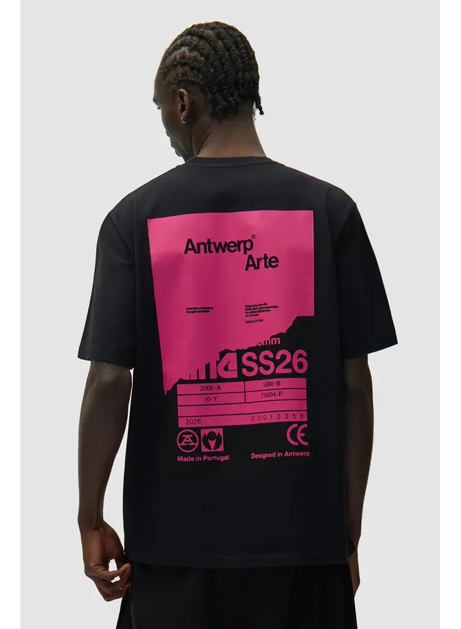 Back Poster T-shirt - Black