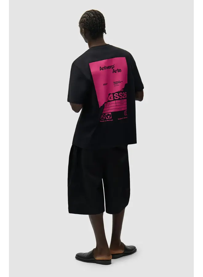 Back Poster T-shirt - Black