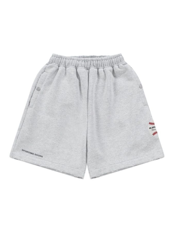 Homerun Shorts - Light Gray Marl