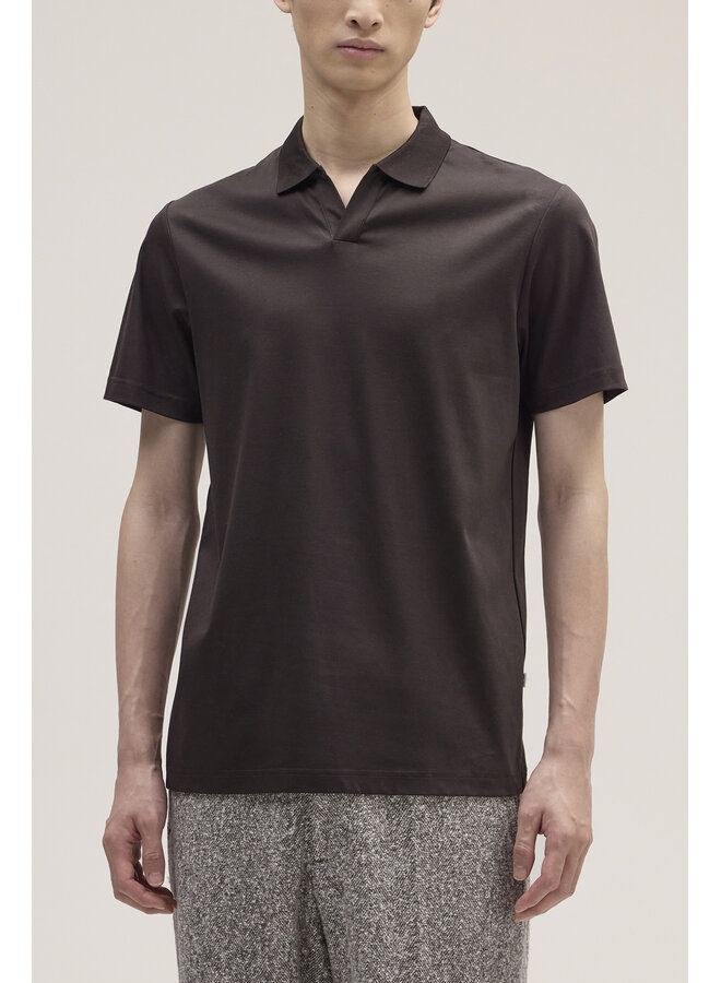 Paul SS Polo 3525 - Deep Truffle