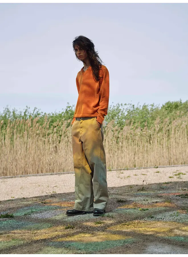 Wide Twist Chino - Khaki