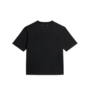 Relaxed Fit T-Shirt Cotton Jersey Logo Patch - Washed Black