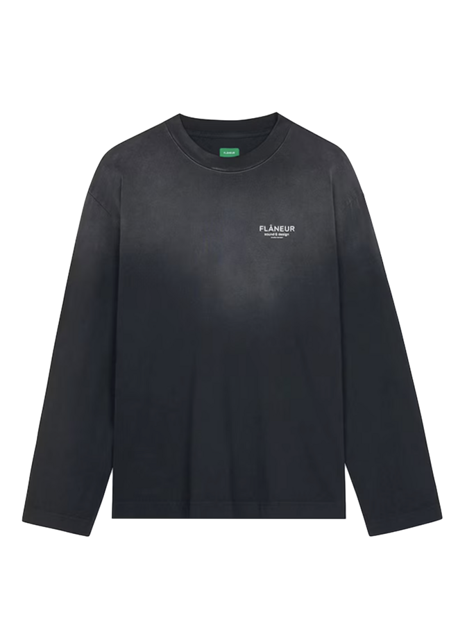 Sound & Design Long Sleeve Washed - Washed Black